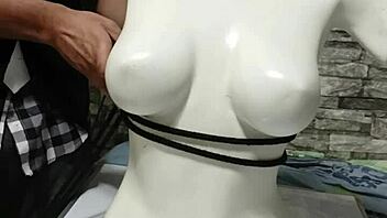 Curious about tying breasts in a peruvian bdsm tutorial style