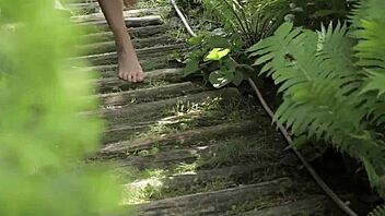 babe indulges in foot fetish play leading to erotic toes cumshot after intense handjob