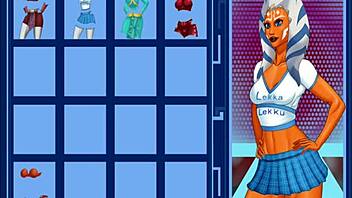 Curvy Babe Groping Boobs And Ass In Sexy Handjob Dance