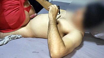 Bi Cuckold Sucks And Shares Massive Cock With Hubby In Hot 3some Action