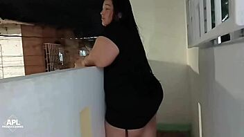He set up a hidden camera to capture the chubby amateur getting deepthroated and fucked doggystyle until cum on tits.