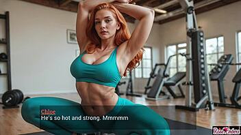 What Happens When A Big Busty Redhead Seduces Her Gym Trainer In This Steamy AI-Generated Story?