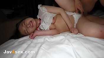 Dirty dissolute bare Asian doll gives crazy nympho hardcore fuck like machine in uncensored JAV pickup 😍🔥