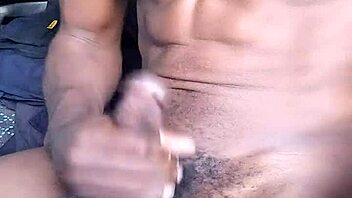Intriguing homemade session with wetting moaning and cuming on big black cock