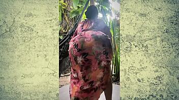 she twerks her big ass wildly during intense sex session that leaves everyone breathless and satisfied.