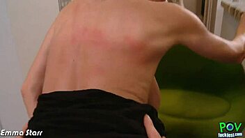 Busty Emma Starr takes cock in POV style