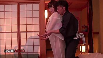 Sultry asian goddess yui nishikawai delivers passionate jav blowjob