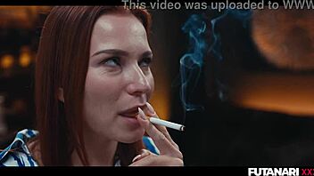 Overwhelmed with Passion as Josephine Jackson Gives Clemence Audiard Intense Futa Shemale Blowjob and Cumshot.