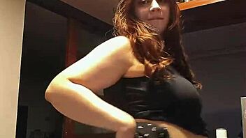 nicole passat shows off her curvy body and hairy pussy in solo homemade display