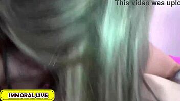 Slutty Blonde Amy Brooke Snorts Cum In Wild Threesome With Porno Dan And Holly Taylor!