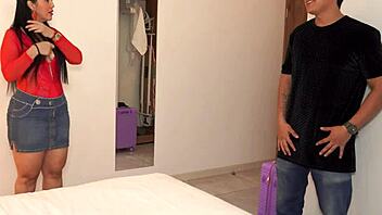 I Share a Hotel Bed With My Mature Roommate and Discover Her Pussy Matches My Wildest Dreams