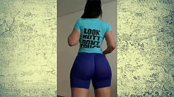 she twerks her big ass wildly during intense sex session that leaves everyone breathless and satisfied.