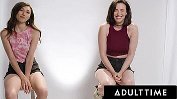 Watch Petite Maya Woulfe Rub Pussies With Best Friend Casey Calvert For Orgasm!