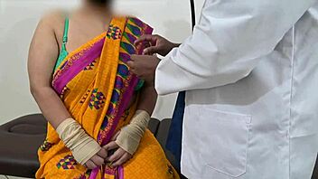 Doctor Checking Telugu Aunty Boobs - Oh What A Naughty Hospital Fantasy With Busty Nurse!