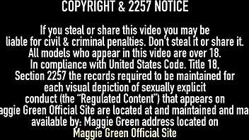 Pawgs Maggie Green licking wet pussy