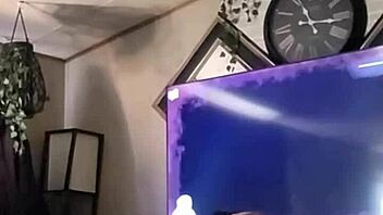 goldielox indulges in solo masturbation, teasing her juicy pussy with toys in panties