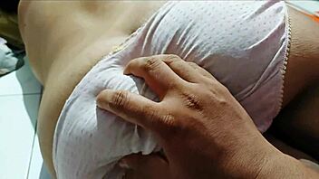 I love when the sales boy massages my big Indian wife ass deeply