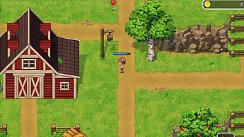 Daily lives of my countryside big tits milf hentai adventure begins