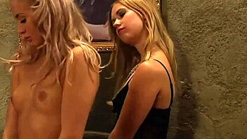 why is this submissive lesbian slave bent over and getting spanked by her dominant madame?