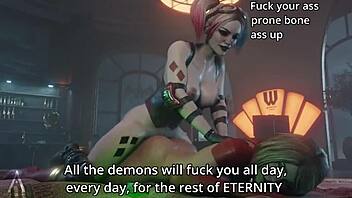 Sent to Hell After Depravity Life You Experience Public Outdoor Anal Fisting with Futanari Hentai Toys