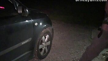 Big Tits Star Krystal Swift in Wild Public Car Window Orgy!