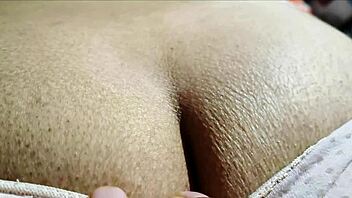 I love when the sales boy massages my big Indian wife ass deeply