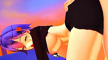 Oh Belle, you're getting fucked by that huge cock nonstop for 24 hours in wild anal squirting action!