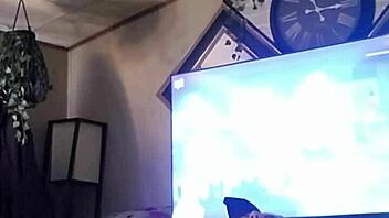 goldielox indulges in solo masturbation, teasing her juicy pussy with toys in panties