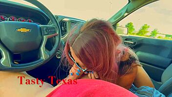 Smoking Hot Milf Hitchhiker Sucks Cock Dry For Ride With Shaved Pussy Ride