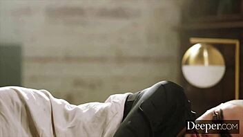 Catalina shares her girlfriend Paris in a steamy threesome with licking and riding