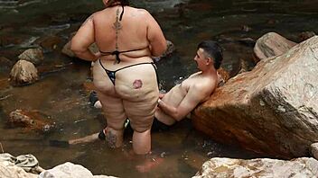 Outdoor Passionate Sex In River With Shy Colombian Guy