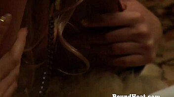 why is this submissive lesbian slave bent over and getting spanked by her dominant madame?