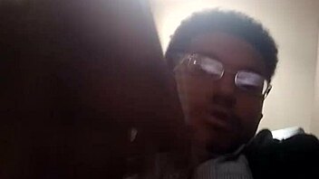 In this homemade video, an amateur enjoys a solo moment alone