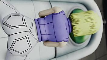 Android 18 shakes her big ass in a monster display of movement.