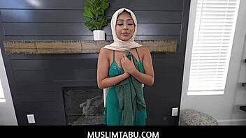 Hey, this hijab babe gets teased and fucked hard in POV style