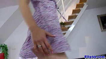 that shy euro teen 18+ gets on the sofa and rides the old cock with glamour