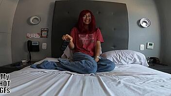 hey, the condom slipped off but don't worry, just make sure you don't finish inside me during this close-up pov creampie session