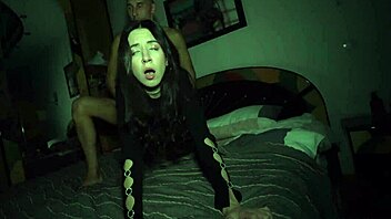 College Sex Party Features Hot Girls in a Wild Bedroom Scene. Brunette Gets Hard Fucked and Swallows Cum in Group Action.