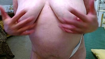 Curvy mature woman with big ass and hairy pussy does interracial humiliation roleplay