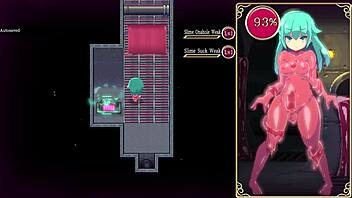 Futanari Mage Kanade Encounters Slime In Dungeon Quest With Lactating Handjob And Ass Play