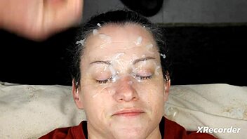 Another Eye Filling Bukkake Facial Compilation 😈