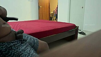 Are you watching this maid giving a handjob to her owner?