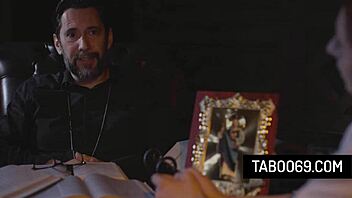 Pervert Priest Takes Virgin Teen Redhead Penelope Kay In Deepthroat Doggystyle Anal Fucking Rough Cowgirl Action