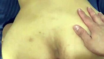 My friend fucks my ass and squirts cum on my buttocks and vagina.