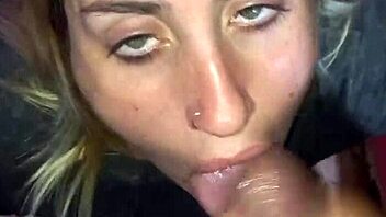 hey blonde slut, wanna suck this cock deep and take all that cumshot on your face?