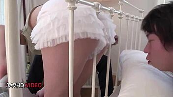 Japanese hot wife Yu Shinoda embarks on a thrilling threesome adventure. Her blowjob skills lead to an epic cumshot finale.