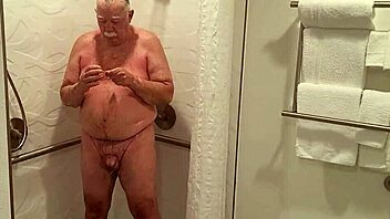 Man enjoys steamy shower