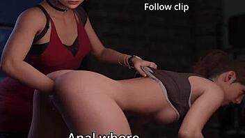 Sent to Hell After Depravity Life You Experience Public Outdoor Anal Fisting with Futanari Hentai Toys