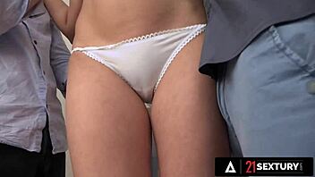 Watch Liza Shay Get Her Holes Stuffed By Two Massive Cocks!