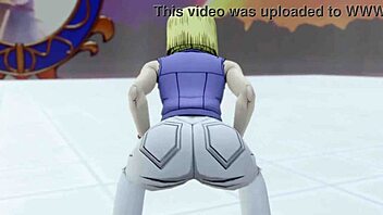 Android 18 shakes her big ass in a monster display of movement.